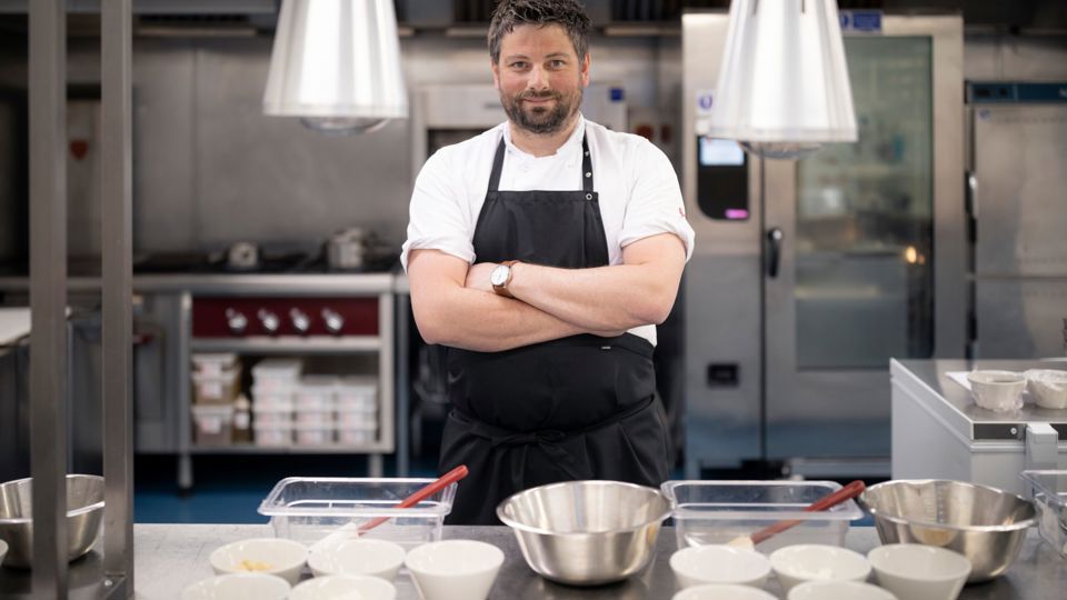 Energy balls making class with Head Chef Mike Watts during the Storcx Gut Health week..Client: Goodwood. .Picture date: Wednesday May 17, 2023..Photograph by Christopher Ison ©.07544044177.chris@christopherison.com.www.christopherison.com..IMPORTANT NOTE REGARDING IMAGE LICENCING FOR THIS PHOTOGRAPH: This image is supplied to the client under the terms previously agreed. No sales are permitted unless expressly agreed in writing by the photographer. Sharing with third parties is prohibited without the written permission of the photographer.