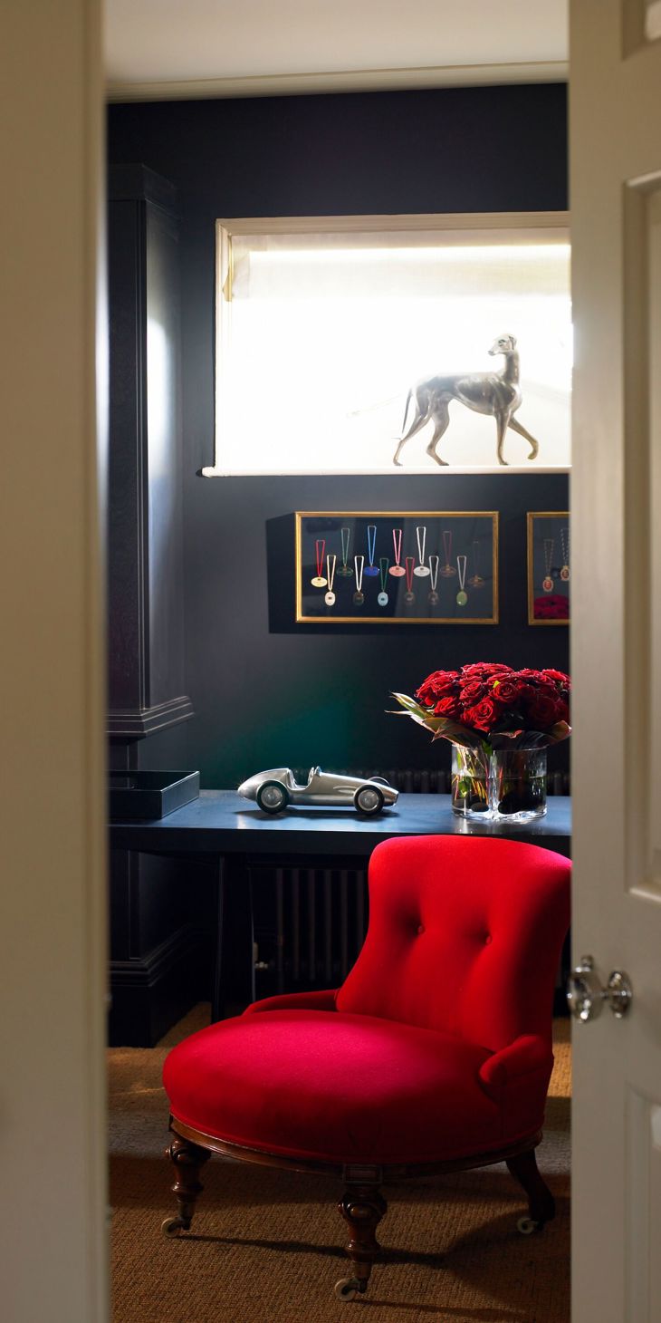 The Library chair at The Kennels