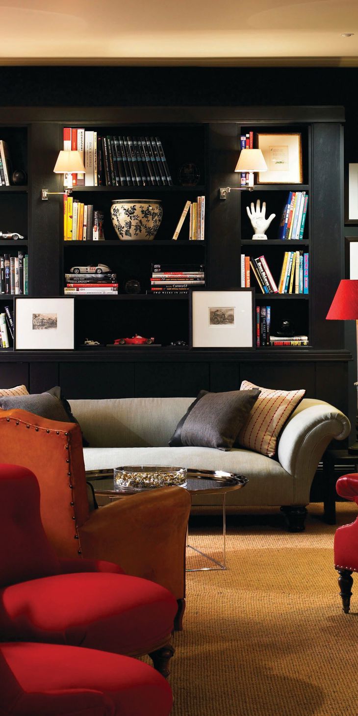 The library room in The Kennels