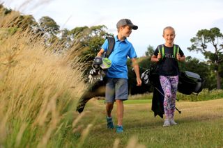 General views of Level Up action at Goodwood Golf, West Sussex. 18th July 2019...Pictured is action from the day including photography with professional golfer Meghan MacLaren...Photograph by Sam Stephenson, 07880 703135, www.samstephenson.co.uk.
