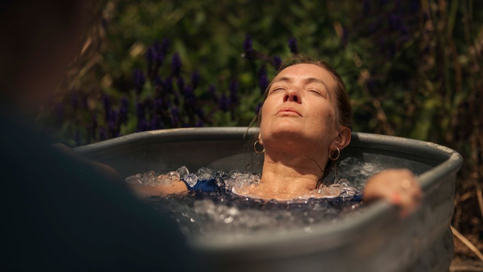 Wim Hoff Workshop at Goodwood Hotel with Sarah Huntley. Participants are Goodwood Staff..Client: Goodwood Health..Picture date: Monday June 26, 2023..Photograph by Christopher Ison ©.07544044177.chris@christopherison.com.www.christopherison.com..IMPORTANT NOTE REGARDING IMAGE LICENCING FOR THIS PHOTOGRAPH: This image is supplied to the client under the terms previously agreed. No sales are permitted unless expressly agreed in writing by the photographer. Sharing with third parties is prohibited without the written permission of the photographer.