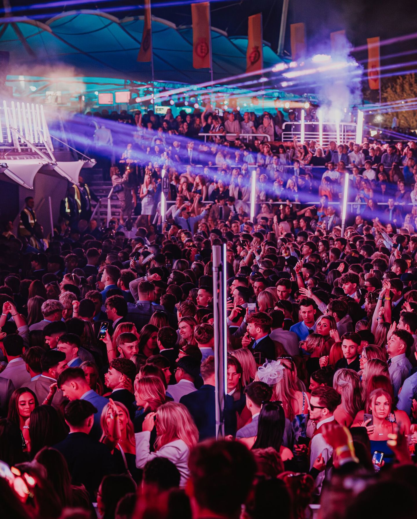 Crowd on the dance floor at Three Friday Nights