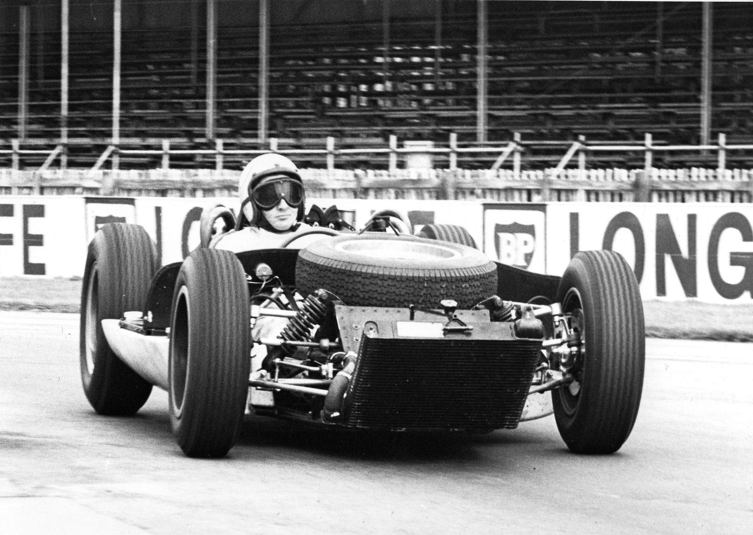 Bruce McLaren tested the first prototype sports-racing car to bear his name bare of bodywork at Goodwood late in 1964 – aiming to get the chassis handling well in the first place, then add the aerodynamic envelope later…