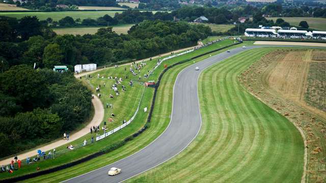 An arial shot of St. Mary's during the 2016 Revival. 