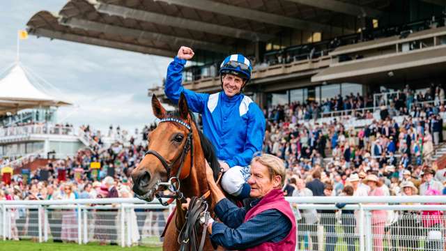 A Qatar Nassau Stakes win for Al Husn under Jim Crowley.