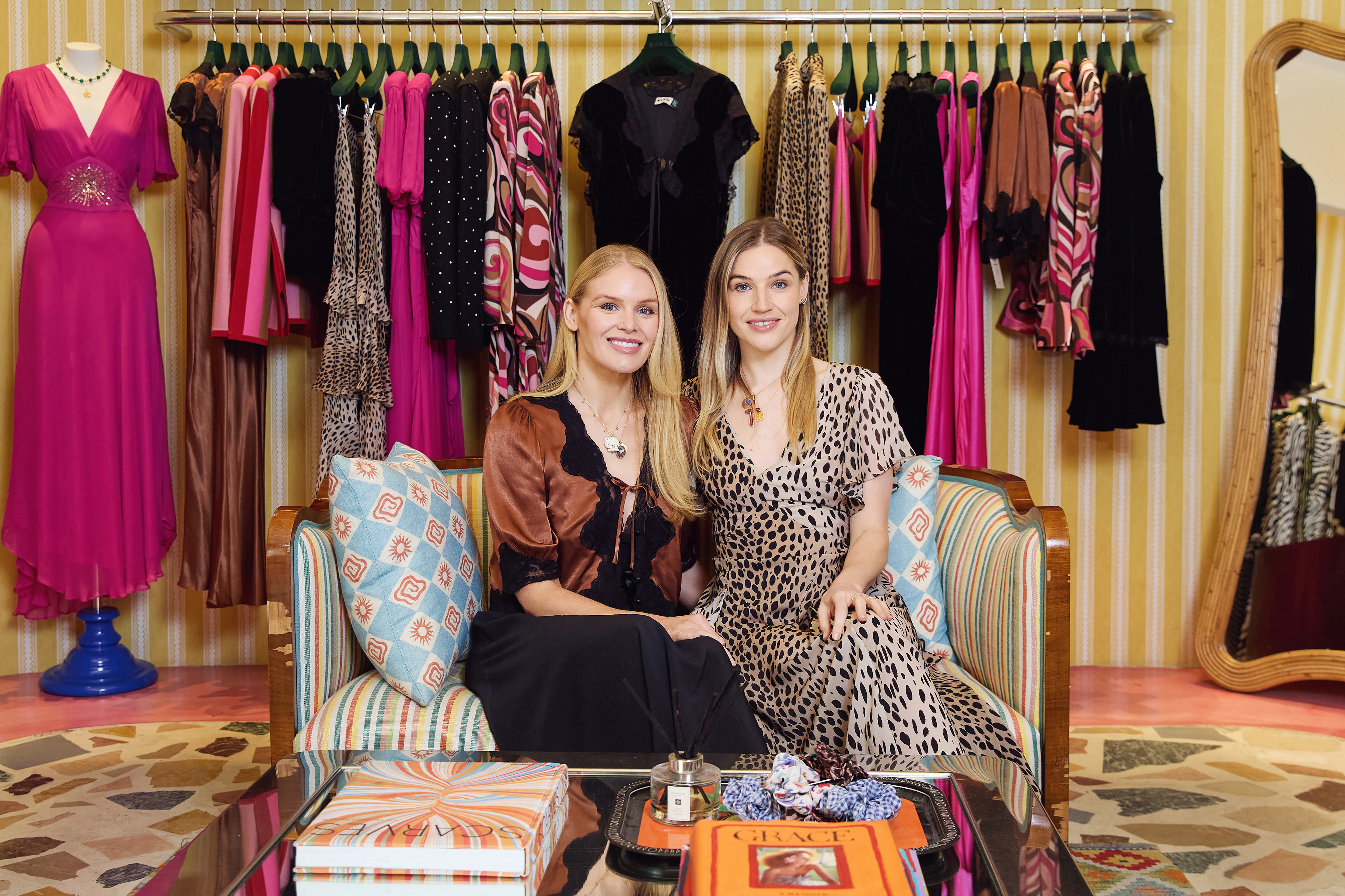 Goodwood's Talent in Fashion Winner for 2025 - RIXO's Orlagh McCloskey and Henrietta Rix - Ph by. Silvia Olsen