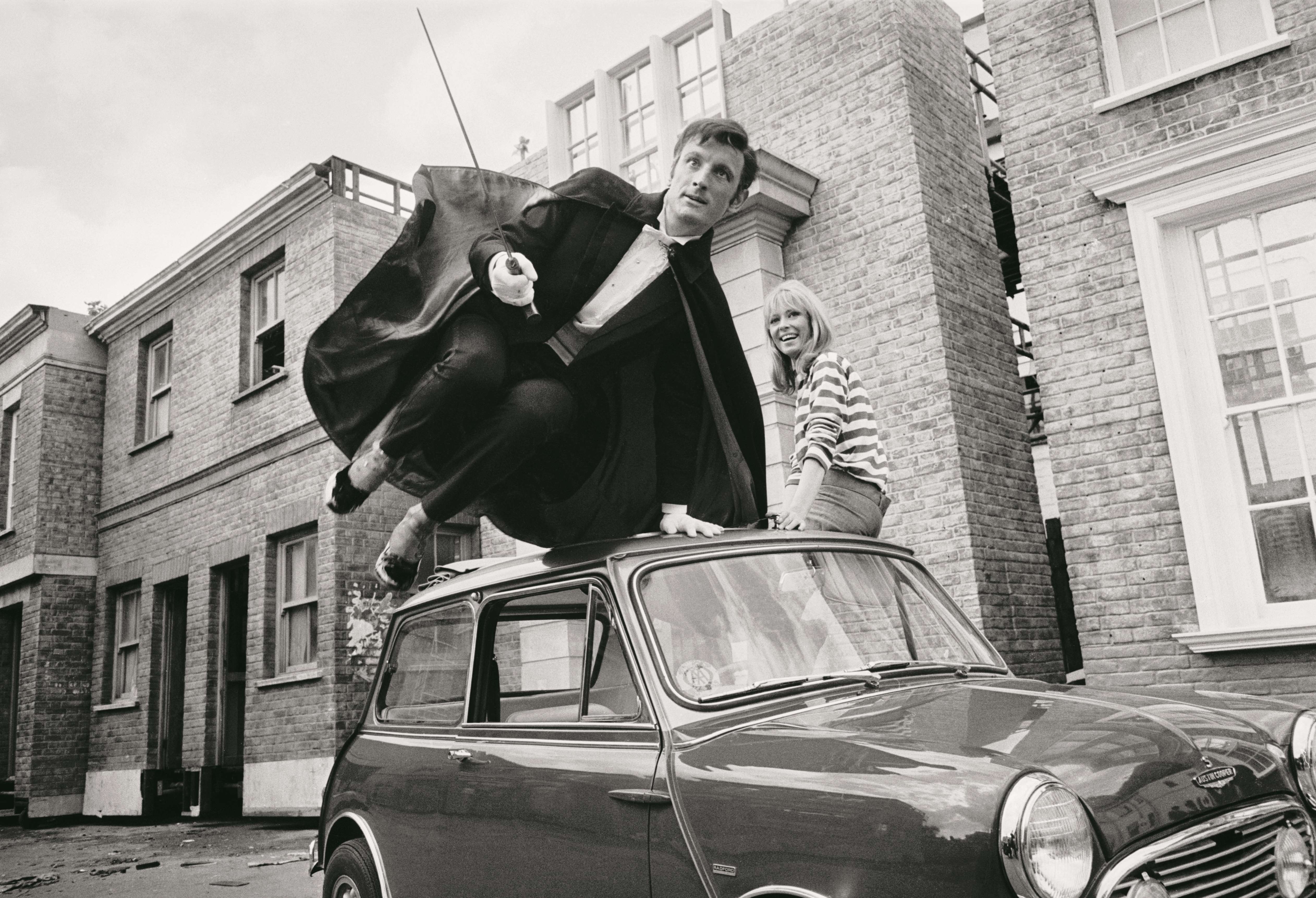 Adam Adamant Lives! starring Gerald Harper, was one of the sillier TV programmes of the era. A spoof on 1960s culture, the plot revolved around Adamant, an Edwardian adventurer, travelling forward in time to have adventures in the present day. No surprise then that his vehicle of choice was a Mini Cooper S, complete with personalised number plate AA1000, sun-roof, electric windows and posh interior, all created by Harold Radford.